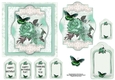 Green Vintage Style Floral