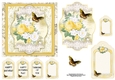 Yellow Vintage Style Floral