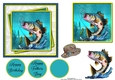 Big Fish Birthday or Fathers Day No 4