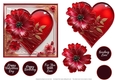 Red Heart and Flower