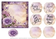 Purple with Purple Roses Journal Style