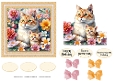 Watercolour Floral and Cats 2