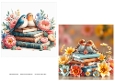Birds on Books Toppers/Card Fronts 4