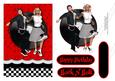 cup137686_543 - Black and White and Red Rock N Roll Birthday
