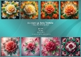 Crystal Roses. (Red, Yellow, Orange)