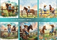 6 x Little Cowgirl Toppers