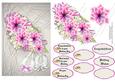 White and Fuschia Bouquet Wedding
