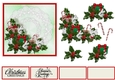 Holly and Present Christmas Doily