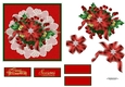 Red Bow Christmas Doily