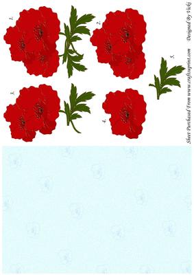 Decoupage Poppy