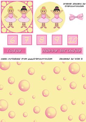 Happy Birthday Ballerina's