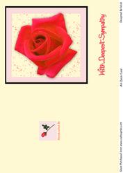 With Deepest Sympathy Quick Card