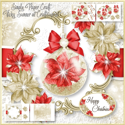 Poinsettia Bauble 1