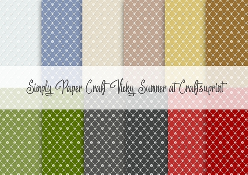 Christmas 5 Floral Lattice Digital Paper