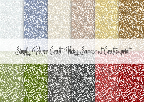 Christmas 5 Swirl 1Digital Paper