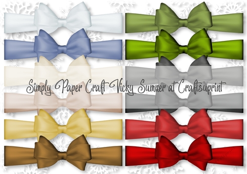 Christmas 5 Bow Wrap