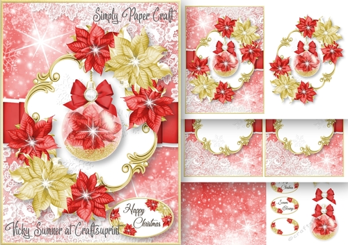 Poinsettia Bauble 9