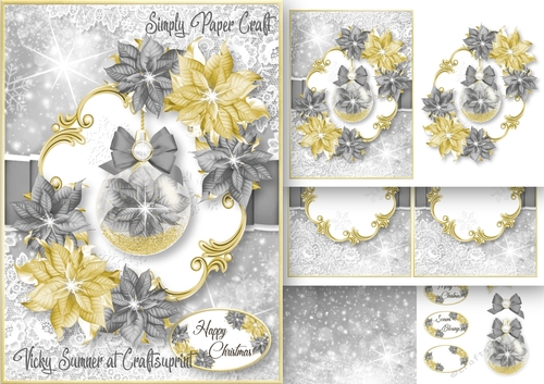 Poinsettia Bauble 12