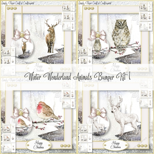 Winter Wonderland Animals Bumper Kit 1