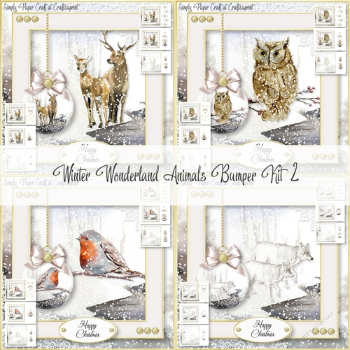 Winter Wonderland Animals Bumper Kit 2