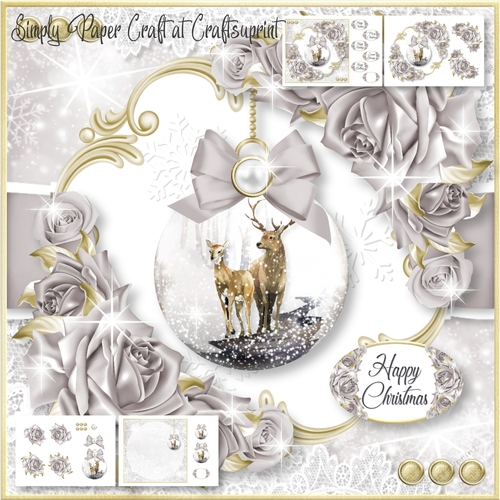 Rose and Bauble Christmas and Birthday 5
