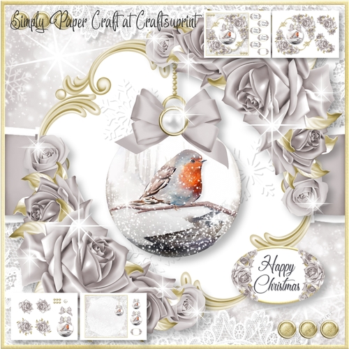 Rose and Bauble Christmas and Birthday 7