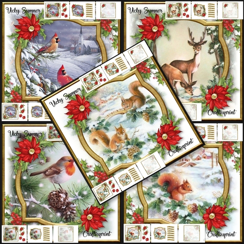 Vintage Christmas Bumper Kit 1