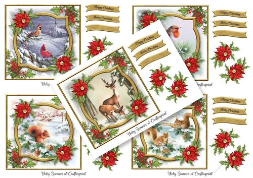 Vintage Christmas Bumper Kit 4