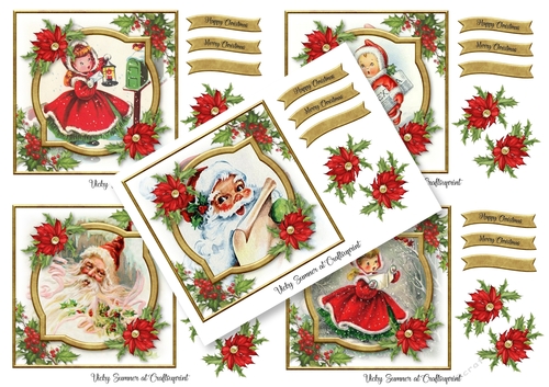 Vintage Christmas Bumper Kit 5