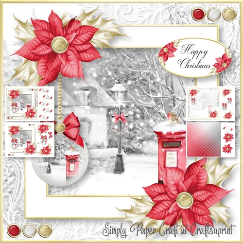 Framed a Touch of Red Christmas 3