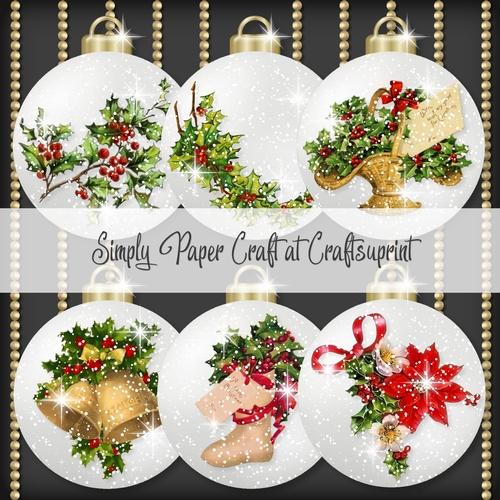 Vintage Flora Bauble