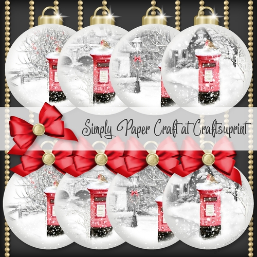 A Touch of Red Bauble