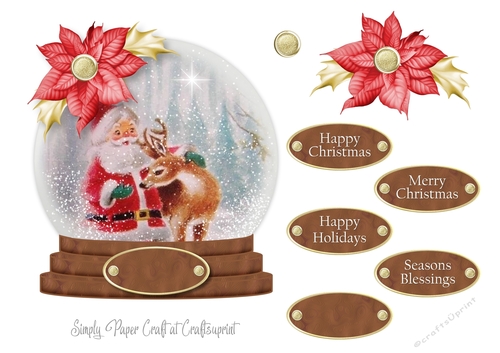 Santa Snowglobe 5