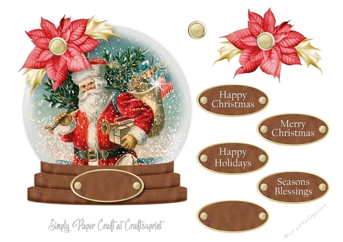 Santa Snowglobe 7