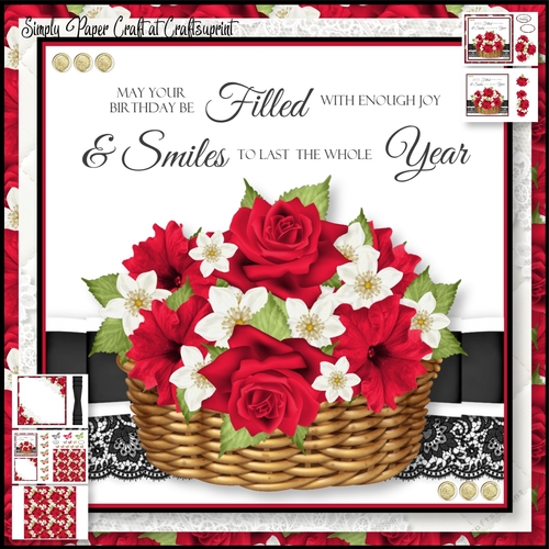 Birthday Floral Basket