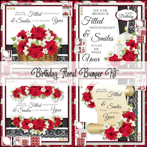 Birthday Floral Bumper Kit