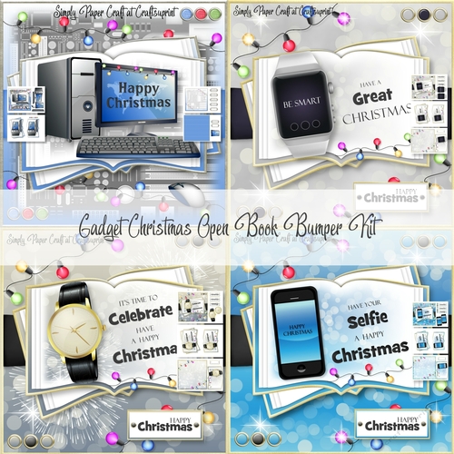 Gadget Christmas Open Book Bumper Kit