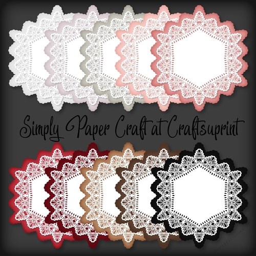 Winter Berries Mat and Doily 2