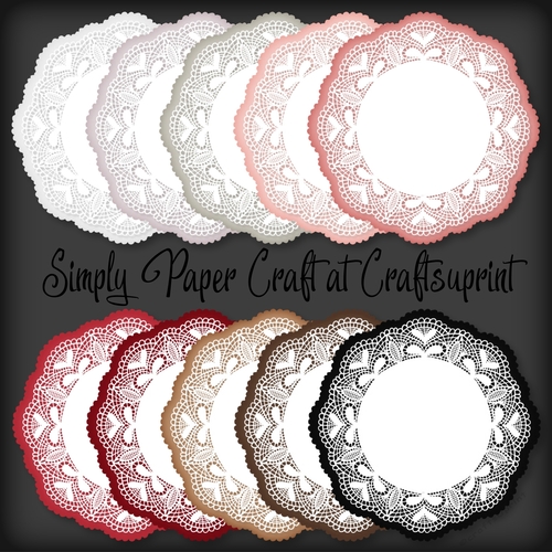 Winter Berries Mat and Doily 3