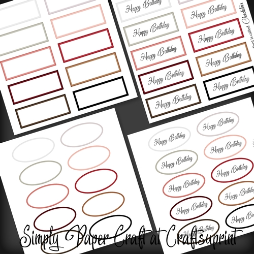 Winter Berries Sentiment Tiles Tags