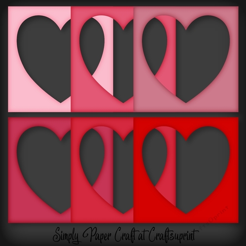 Valentine Heart Aperture Frame