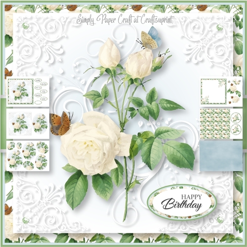 Vintage Flowers and Butterflies 5