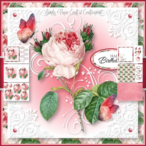Vintage Flowers and Butterflies 6