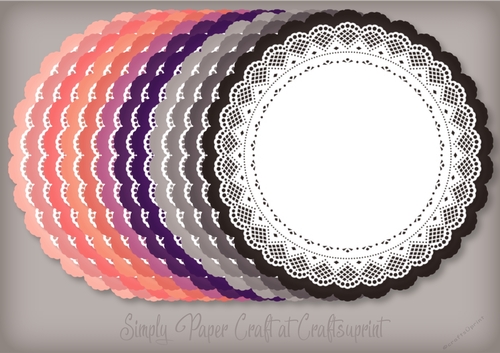 Sunset Mat and Doily 2