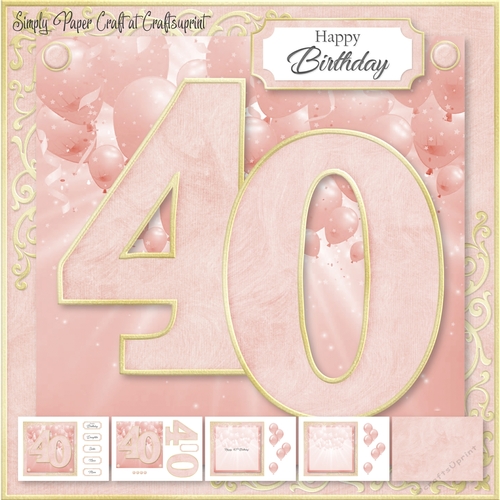 Pretty Pink 40th Birthday