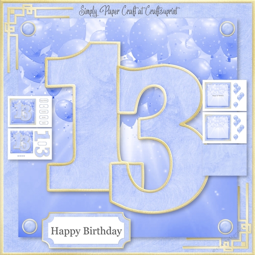 True Blue 13th Birthday