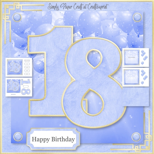 True Blue 18th Birthday