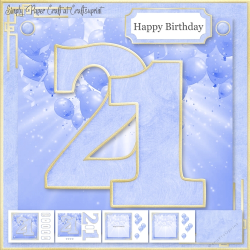 True Blue 21st Birthday