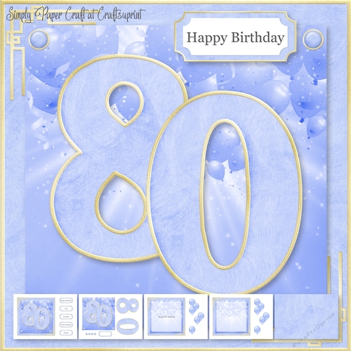 True Blue 80th Birthday