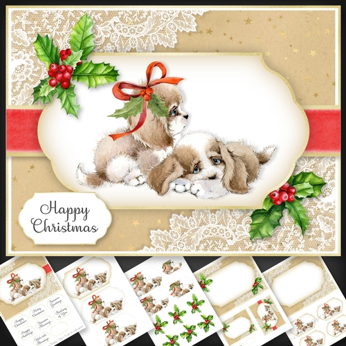 Vintage Puppy Christmas 4